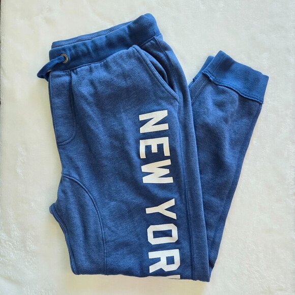 Aeropostale 2015 New York Men's Sweatpants Joggers Blue - Picture 1 of 8